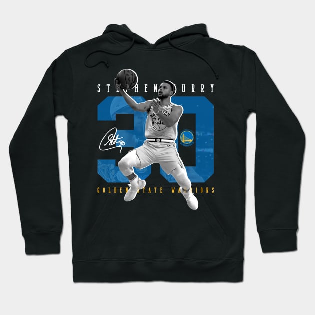 Steph Curry - Golden State Warriors Hoodie by Diamond Creative